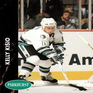 Kelly Kisio (San Jose Sharks) Vintage 1991 Pro Set Series Card - Card Number 165